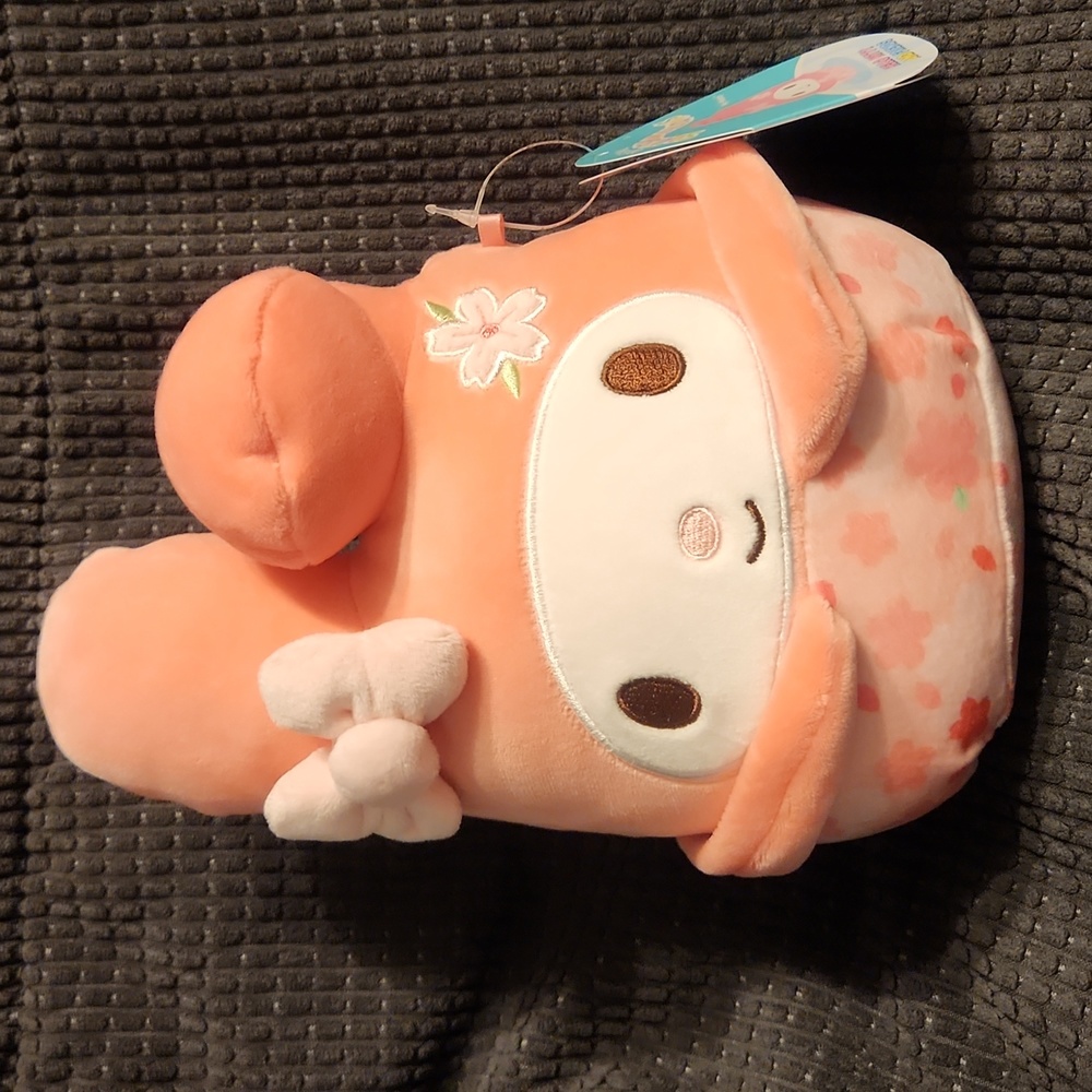 NWT Squishmallows x Sanrio 6.5" My Melody Sakura Flowers Spring Plush 🇺